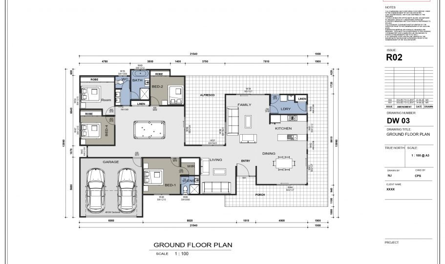 One Storey Kit Homes Plan