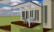 Patio Pergola Kit Insulated Sun Lit 01