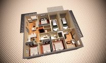 Duplex Design Home Plan – Duk D