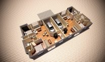 Duplex Design Home Plan – D