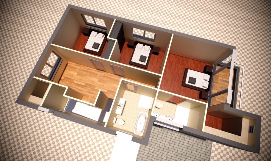 Duplex Design Home Plan – D