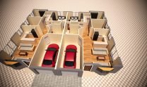 Duplex Design Home Plan – Duk D