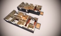 Duplex Design Home Plan – T D