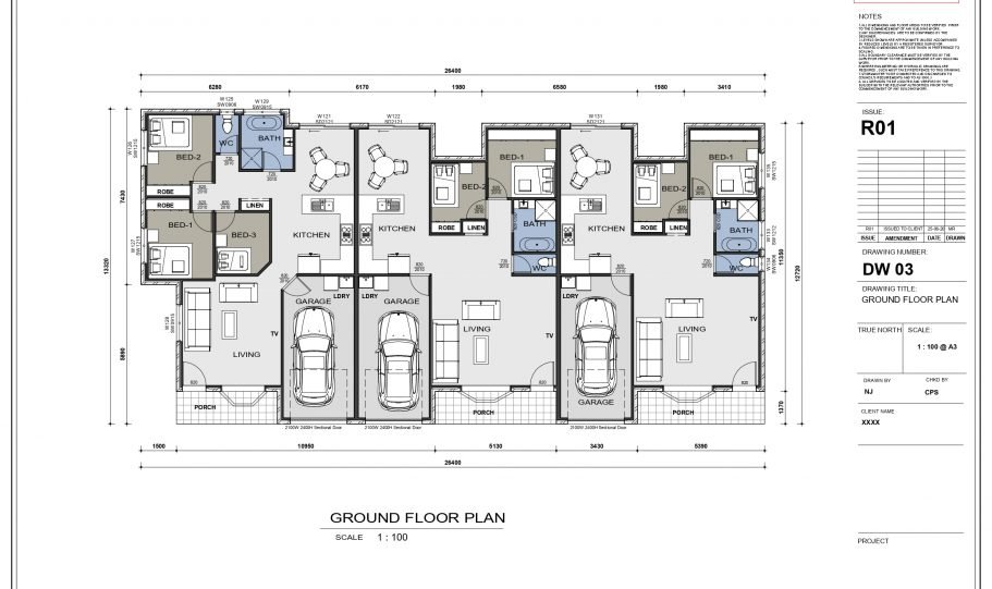 Duplex Design Home Plan – Duk