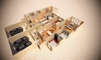 Duplex Design Home Plan – D