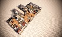 Duplex Design Home Plan – Th D