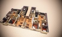 Duplex Design Home Plan – Th D