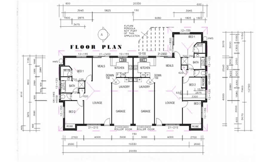 Duplex Design Plan 173 DUK 02