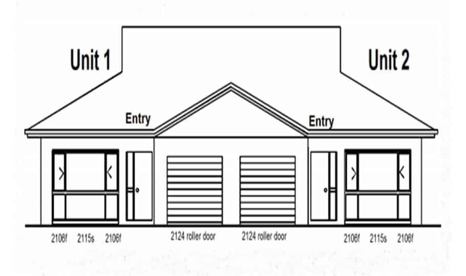 Duplex Design Plan 237 DUK 03