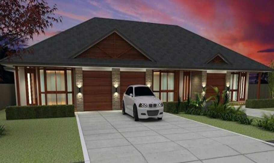 Duplex Design Plan 336 DUK 01