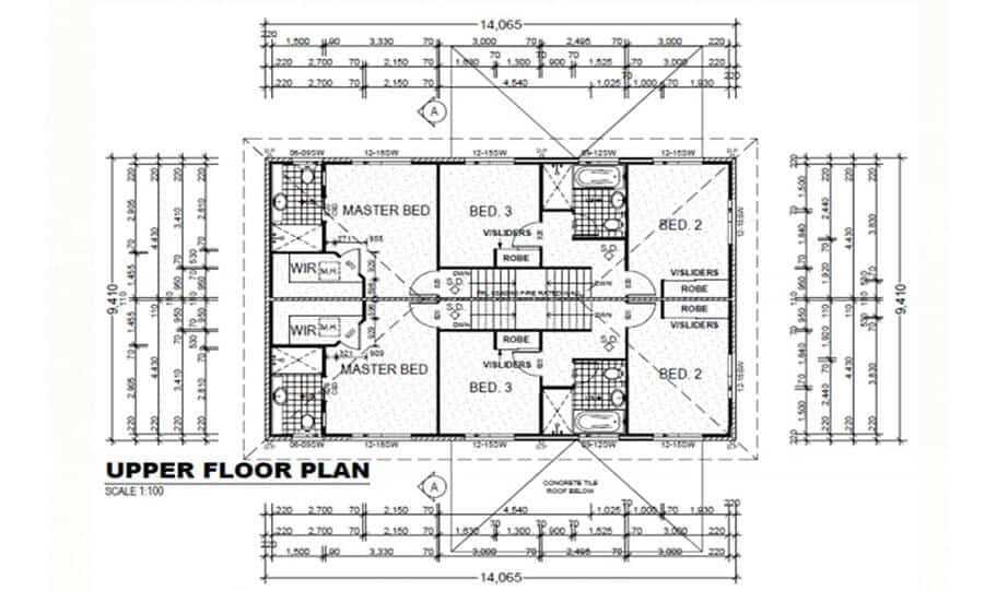 Duplex Kit Home Design Plan 297B 02