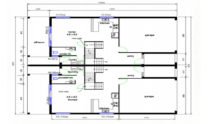 Duplex Kit Home Design Plan 299T 04