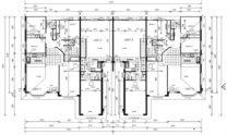 Duplex Kit Home Plan 380TH 380m2 12 Bedrooms 4 Bath 4