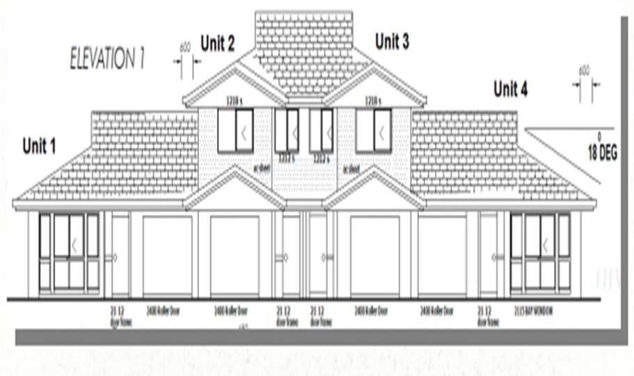 Duplex Kit Home Plan 380TH 380m2 12 Bedrooms 4 Bath 6