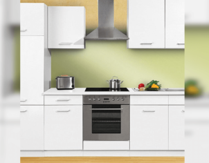 Flat pack block kitchen cabinet set