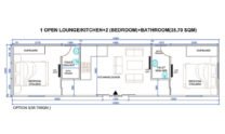 ONE KING 2BT2BK 40 foot Container Home 03