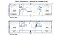ONE KING 2BT2BK 40 foot Container Home 04
