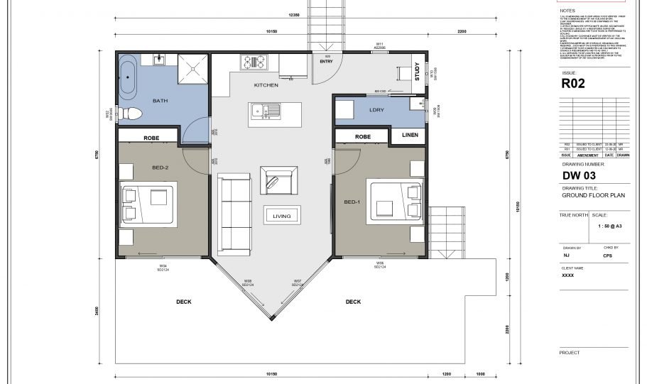 One Storey Kit Homes Plan A