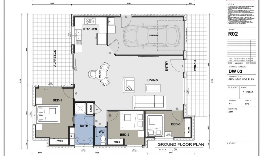 One Storey Kit Homes Plan Lh