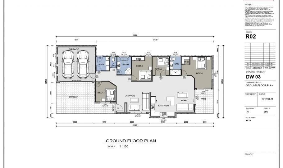 One Storey Kit Homes Plan