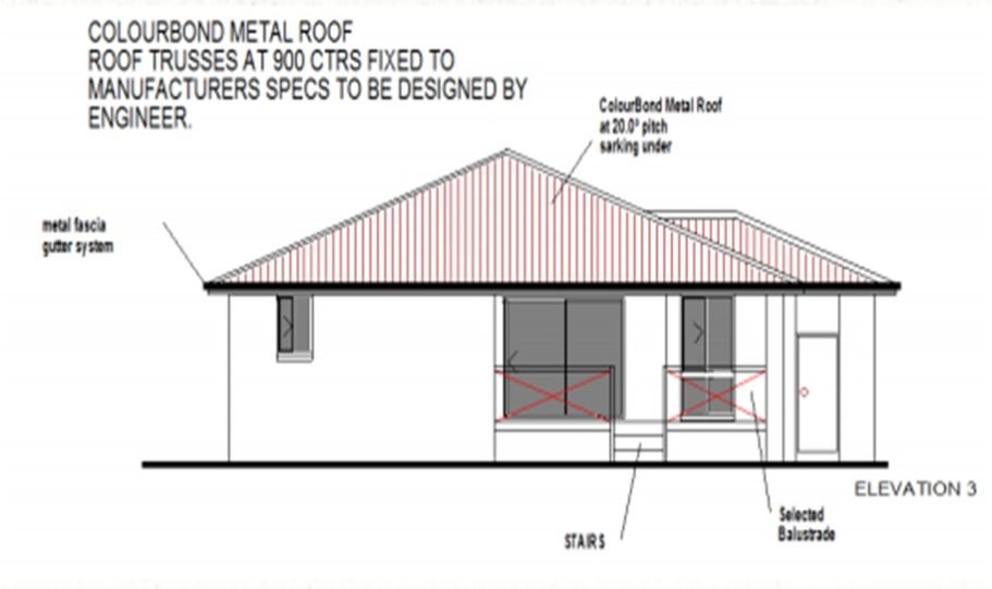 One Storey Kit Homes Plan 232 232.19 m2 4 Bed 2Bath 13