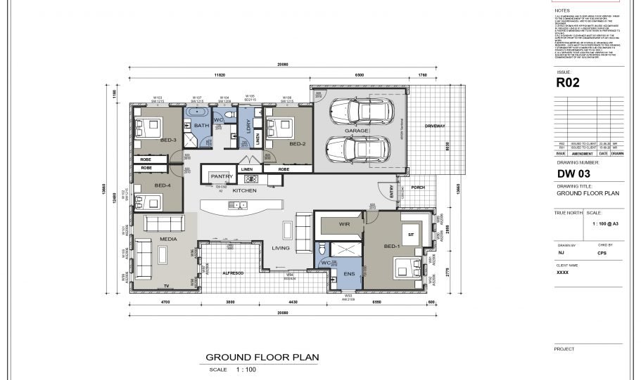 One Storey Kit Homes Plan –