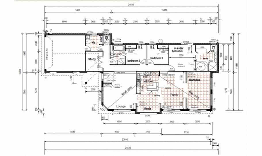 One Storey Plan 220N 02