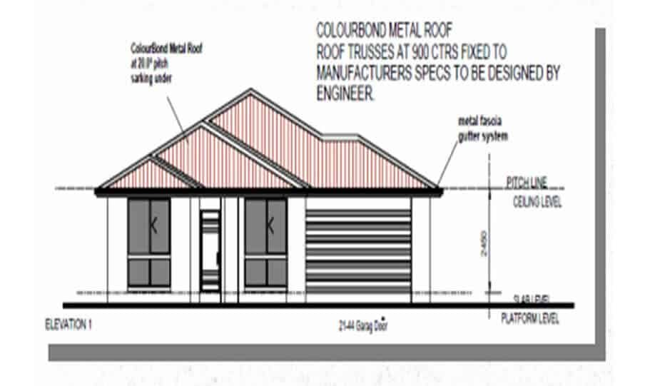 One Storey Plan 227 03