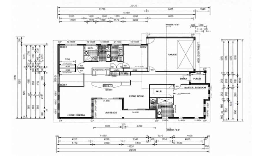 One Storey Plan 246 02