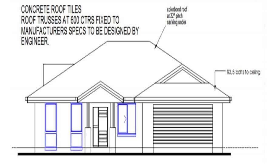 One Storey Plan 250JP 02