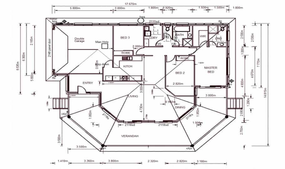 Sloping Land Kit Home Design 134 06