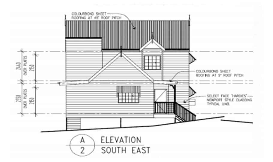 Sloping Land Kit Home Design 150 03