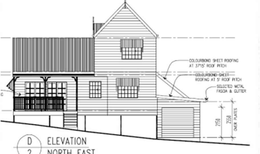 Sloping Land Kit Home Design 150 08