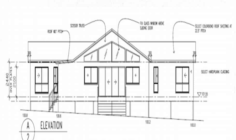 Sloping Land Kit Home Design 173 01