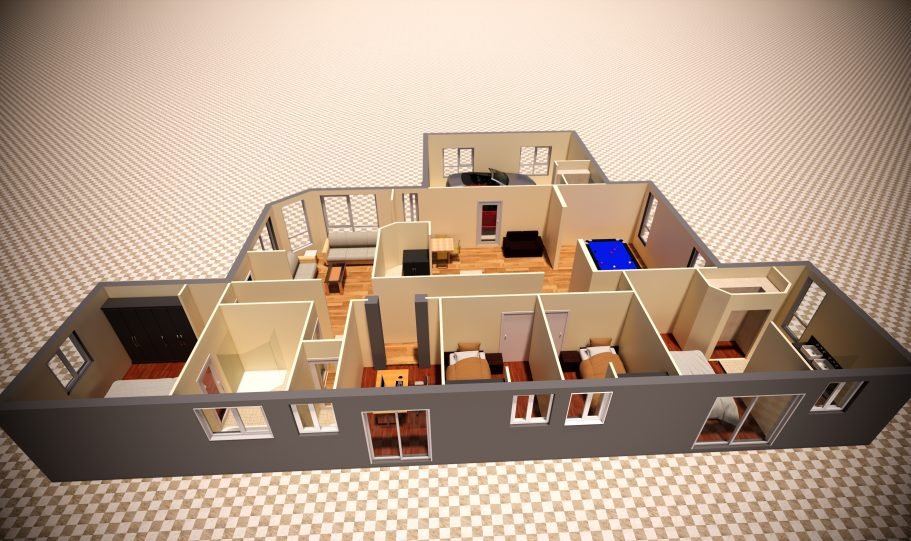 Sloping Land Kit Home Design D