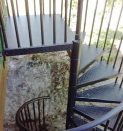 Staircase France Carbon Steel Spiral Stair