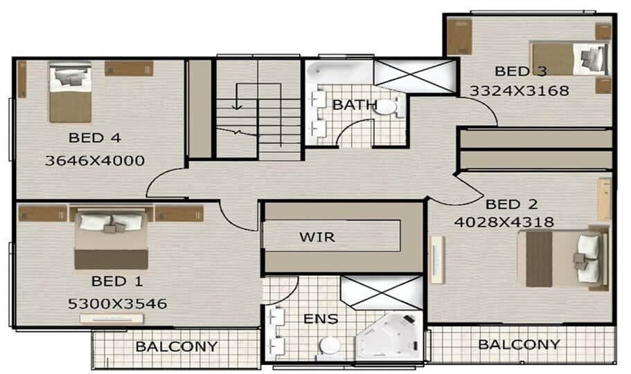 Two Storey Kit Home 267 01