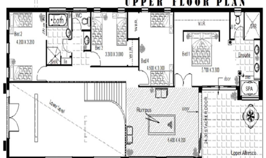 Two Storey Kit Home Plan 426 426 m2 4 Bed 3 Bath 2