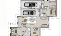 Duplex Kit Home Plan Duk M Bed Bath