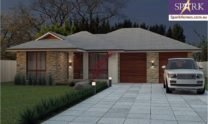 Duplex Kit Home Plan Duk M Bed Bath