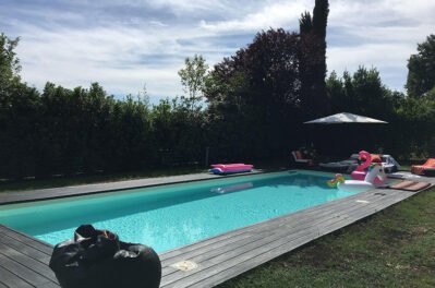 Composite Decking For Swimming Pool In Chile