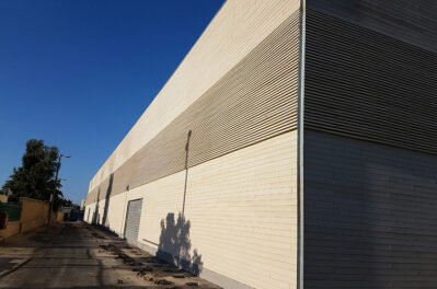 Exterior Wall Cladding Installation Case Show In Israel