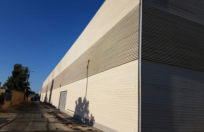 Exterior Wall Cladding Installation Case Show In Israel