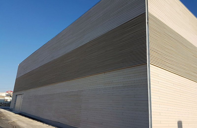 Exterior Wall Cladding Installation Case Show In Israel