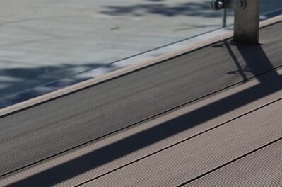 Graceful Composite Decking Built For Private House
