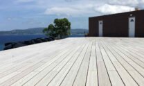 High End Seaside Wood Grain Luxury Composite Decking Project