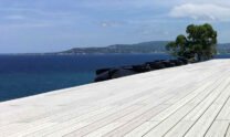 High End Seaside Wood Grain Luxury Composite Decking Project