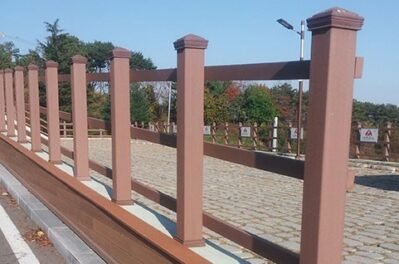 New Wpc Patio Garden Decking Fence