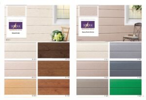 Spark Aluminium Siding Wood Grain And Spray Grain Series
