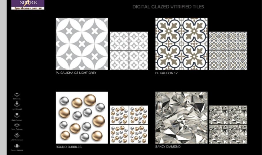 Spark Ceramic floor tiles 600x600mm 3d Floor Tiles (13)